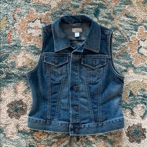 Loft Denim Vest. Size XS
